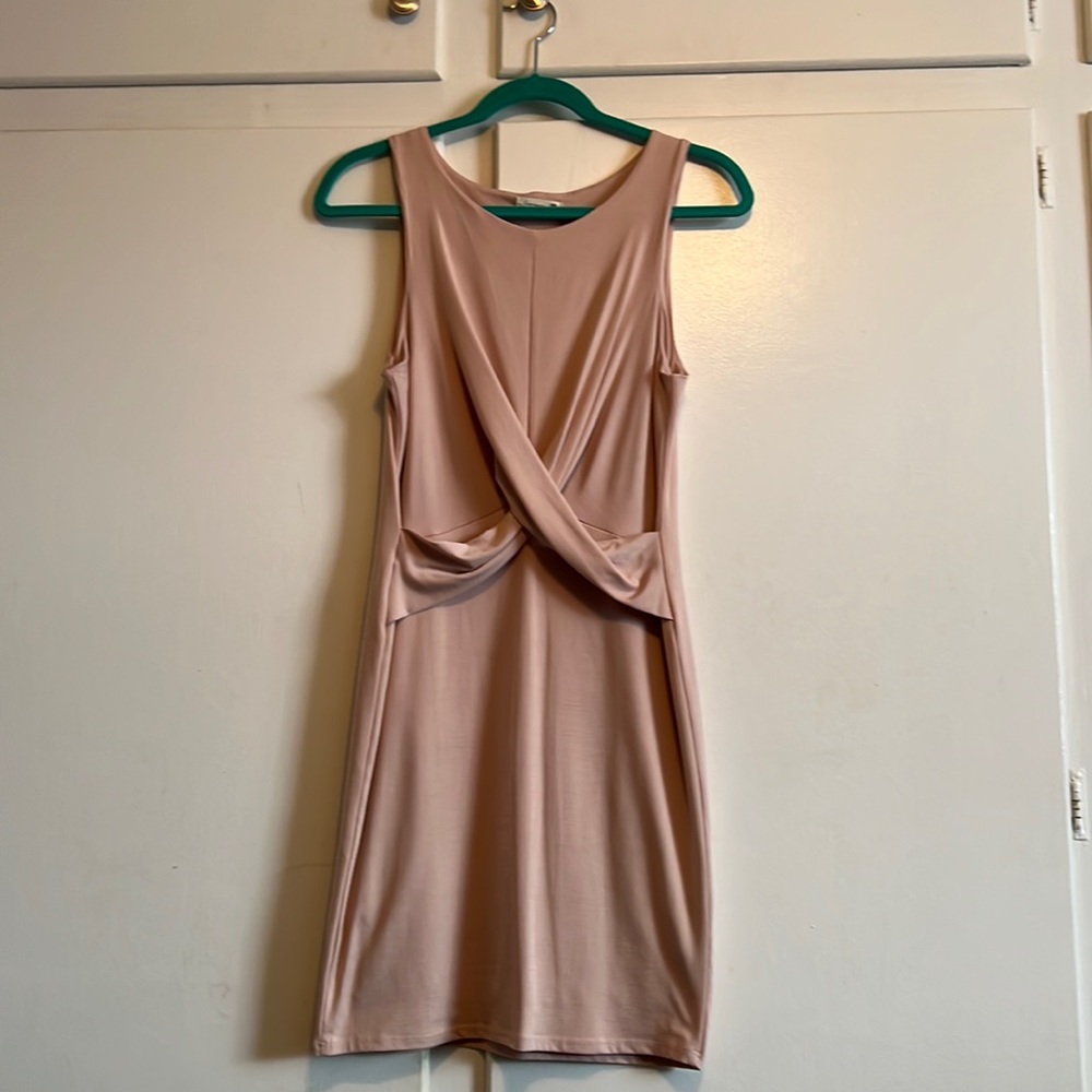 Used womens dress , light blush color
